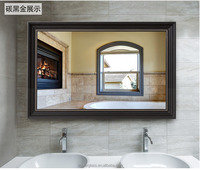 Miroir mural argenté moderne de haute qualité, sur mesure, pour usage domestique, grande taille, forme irrégulière, miroir encadré