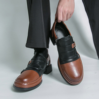 Designer Elegante Herren Leder Formelle Arbeitsschuhe Schöne Italienische Leichte Anzugschuhe Freizeitschuhe Slipper Herrenschuhe