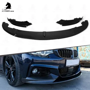 Gloss Black ABS Performance Style Front Splitter Lip For BMW F32 F33 F36 M Sport