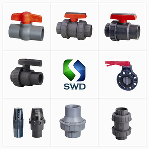 농업용 관개용 SWD 프리미엄 품질 <span class=keywords><strong>PVC</strong></span> 3 방향 밸브, CE 인증, 내열성 - Product Image 2