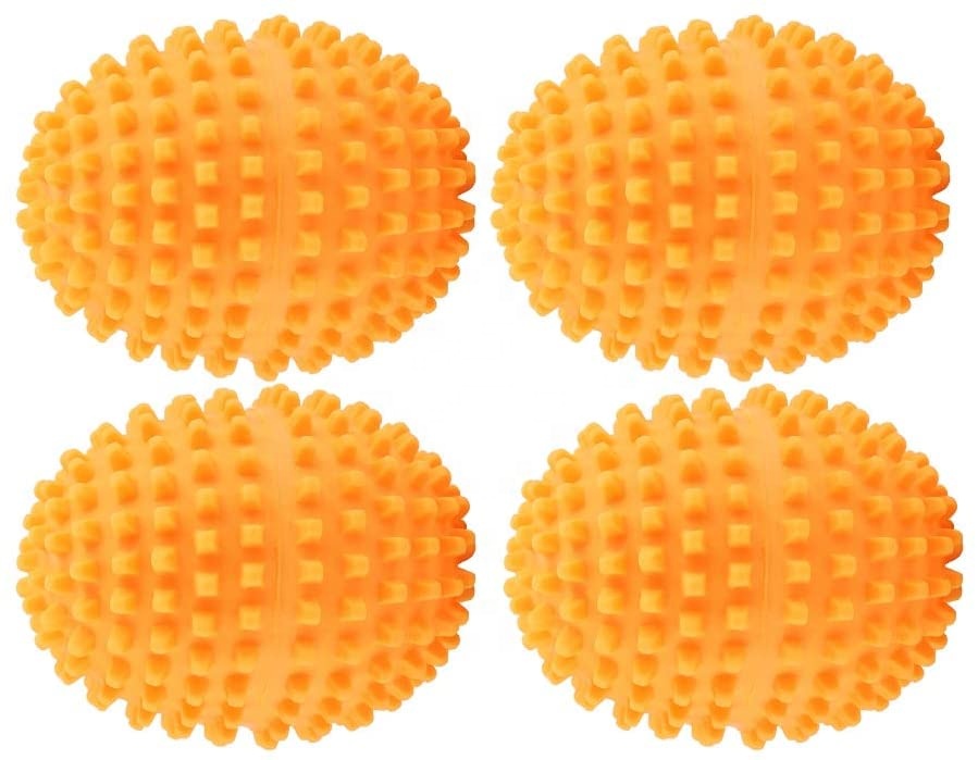 Пластиковые овальные Многоразовые Мягкие пластиковые шарики для сушки ткани, шарики для стирки