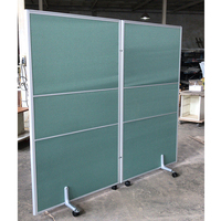 Cloisons de bureau pliables de style moderne Cloisons de séparation de pièce mobiles Cloison d'intimité Panneau d'écran mobile MDF/tissu/plexiglas