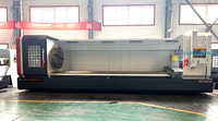 Tour CNC horizontal robuste CK61140, haute précision, pour le tournage de métaux, idéal pour les rouleaux, les arbres et les cylindres en acier.