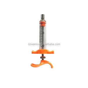 High quality veterinary sterile continuous automatic syringe injector injection syringe for animals cattle sheep chicken pig