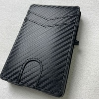 Étuis pour cartes anti-RFID en microfibre et alliage d'aluminium avec options en cuir véritable personnalisables