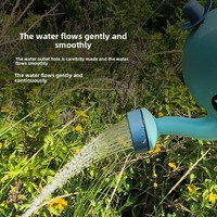 Arrosoir en plastique D5805 pour jardin, 1,5 L, en forme d'éléphant, à long bec, pour arroser les fleurs et les plantes, pour pelouse et cour