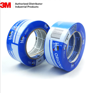 Ruban de masquage bleu multi-surfaces 3M 2090 pour peinture et décoration, adhésif à transfert propre, résistant aux hautes températures - Product Image 1