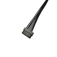 Connecteur automobile 8 broches avec clip de verrouillage, câble noir pour câblage automobile, vente en gros