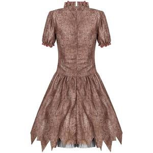 Disfraz de Muñeca Fantasma, Vestido de Novia Victoriana Extraña para Adultos de Halloween, HOHC-015 - Product Image 3