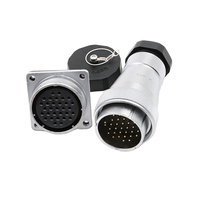 Conector Impermeable Original Weipu Serie WF40 IP67, Enchufe Macho-Hembra de 5-52 Polos para Suministro de Energía en Fábricas de Maquinaria Pesada