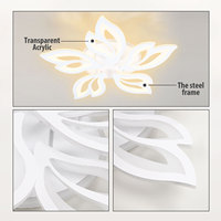 Plafonnier LED JACKSUN Design Sense, style fleur de pétale, salon, salle à manger, plafonnier moderne, personnalité, chambre à coucher, lampes de plafond LED