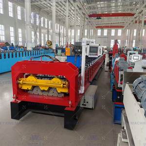 High-Speed High Strength Floor Deck Roll Forming Machine With Gearbox Drive - Product Image 2