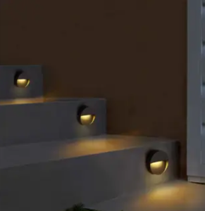 Lampes d'escalier OEM en alliage d'aluminium IP65 avec capteur Lampe murale LED moderne décorative pour l'extérieur Construction extérieure - Product Image 3