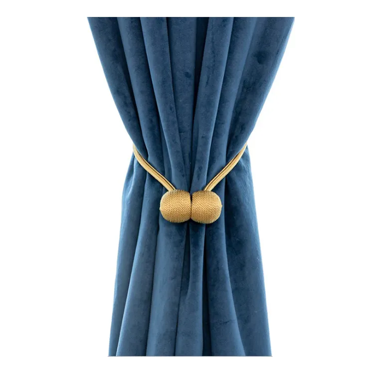 Ganchos de amarre de cortina magnética de muestra gratis, postes de cortina, accesorios de pista, amarre de cortina magnética