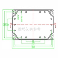 Projet ABS Ip65 souterrain extérieur OEM personnalisé Boîte de jonction électrique en plastique étanche Boîtiers d'instruments électroniques