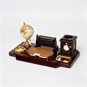 IStapromo Gifts Porte-stylo tendance avec horloge, porte-stylo en métal avec cristal, coupe-trophée personnalisée - Product Image 4