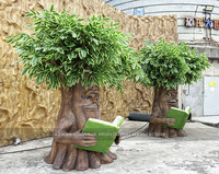 Arbre animatronique parlant mystique et sage, personnalisé