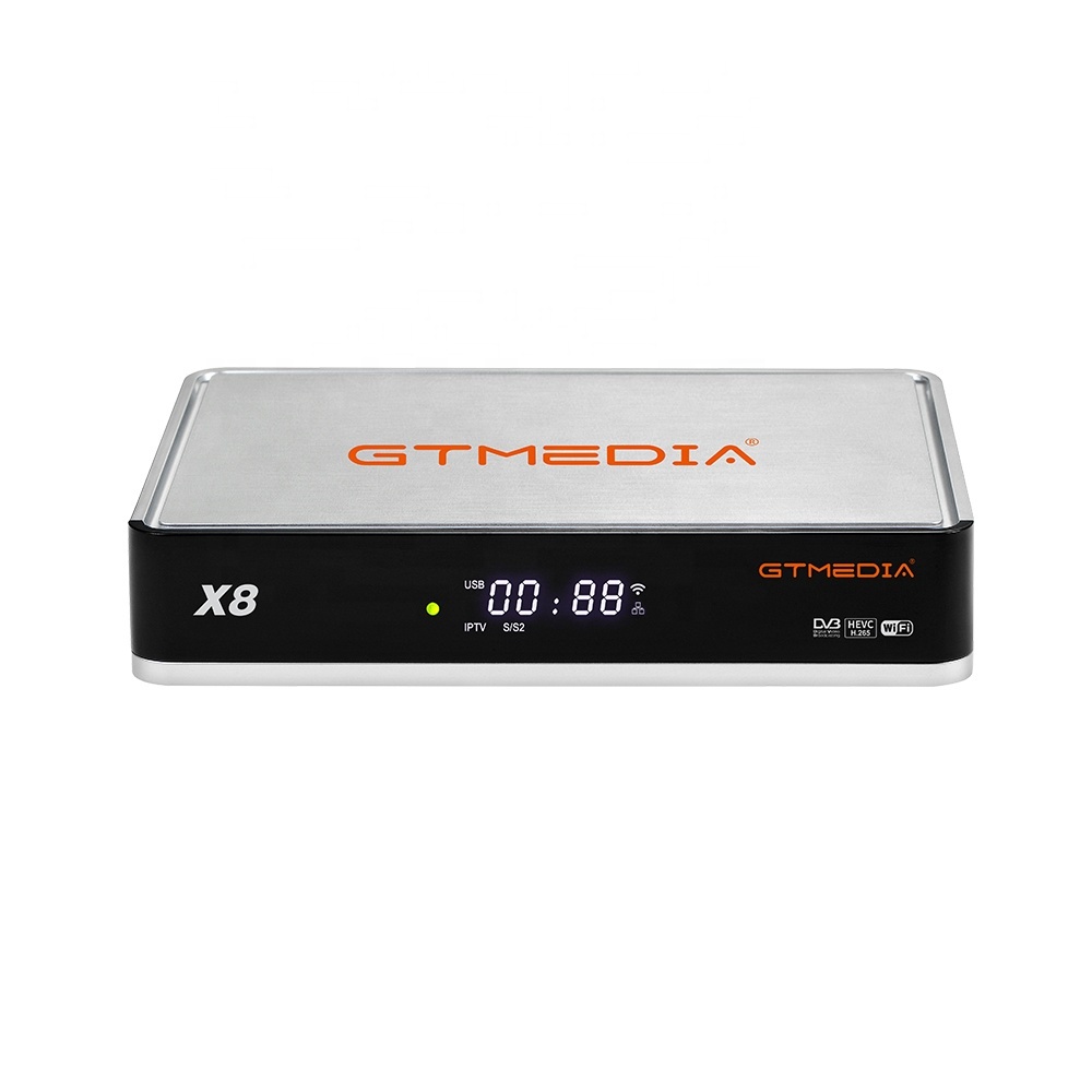 GTMEDIA X8 2020 Nouveau produit DVB-s2x + péritel TV satellite HD décodeur pour L'europe
