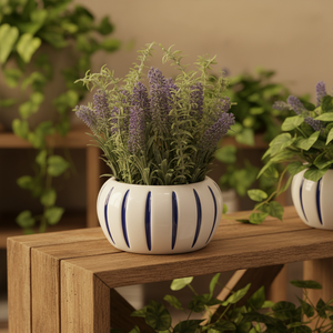 <span class=keywords><strong>Lavande</strong></span> Artificielle au Design Élégant avec <span class=keywords><strong>Pot</strong></span> <span class=keywords><strong>en</strong></span> Céramique – Décoration Intérieure Champêtre pour le Nouvel An, la Maison et les Mariages - Product Image 5