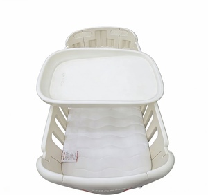 Lit bébé mobile et assemblable. Lit bébé, <span class=keywords><strong>table</strong></span> à langer, <span class=keywords><strong>table</strong></span> <span class=keywords><strong>de</strong></span> <span class=keywords><strong>soins</strong></span> multifonctionnelle. Lit d'enfant. Spécial pour les nouveau-nés. - Product Image 2