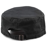 Casquette plate noire pour hommes et femmes Casquettes vétéran