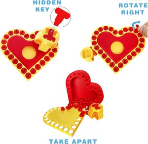 Cajas de Plástico para Bromas, Cajas de Regalo Decorativas con Forma de Corazón para Cumpleaños y el Día de los Inocentes, Venta al Por Mayor - Product Image 3
