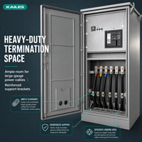 KAILES KLS-PSD4000A-400V-NEMA3R 4000A 65kA Tableau de distribution principal en cuivre étamé pour armoire de commande industrielle UL891