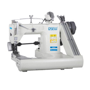 QS-928D-PS DIRECT DRIVE THREE NEEDLES FEED OFF the ARM MACHINE WITH <b>GEAR</b> <b>BOX</b> for JEANS - Product Image 2