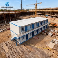 Conteneur détachable en acier de 20 pieds Appartement modulaire Immeuble de bureaux à domicile mobile avec cuisine Design moderne