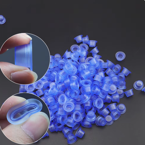 100pcs Tattoo Ink Cup <b>Holder</b> Silicone Pigment Stand Tray for PMU Microblading Permanent <b>Makeup</b> Workstation Tattoo Artist Use - Product Image 6