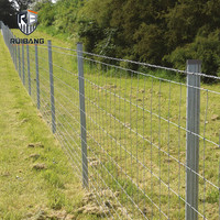 Panneaux de clôture pour moutons, clôture en fil métallique tissé pour animaux de ferme et protection des pâturages