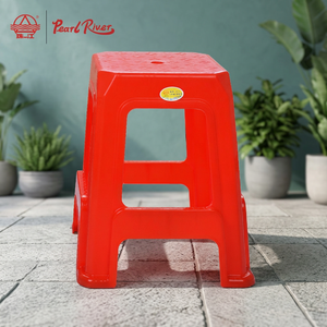 Durable Stackable Plastic Side Chair <b>with</b> Durable Grain Finish - Product Image 1