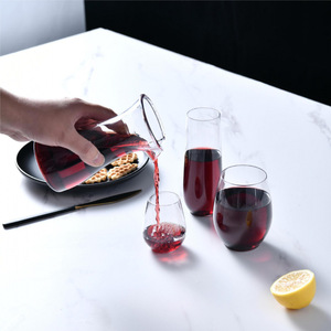 Gobelets à vin en plastique 4oz 10oz 12oz, verres à boisson épaissis en forme d'œuf pour banquets et bars - Product Image 4