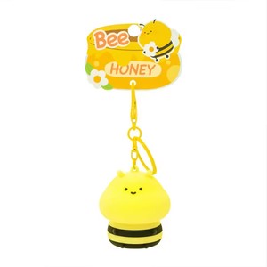 Mini Portachiavi Luminoso a Forma di Ape, Giocattolo Anime, Regalo per Bambini, Decorazione per Borse, Luce Notturna Portatile, Regali di Compleanno - Product Image 6