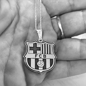 サポートチームデザインネックレスGoldReal Madridn Team Barcelona Teamネックレスファンギフトカスタマイズ可能 - Product Image 5