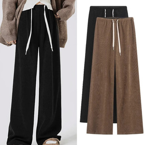 Pantalons <span class=keywords><strong>de</strong></span> maternité à jambes larges adaptés à la <span class=keywords><strong>grossesse</strong></span> précoce, doublés en polaire et épaissis, pantalons d'extérieur - Product Image 1