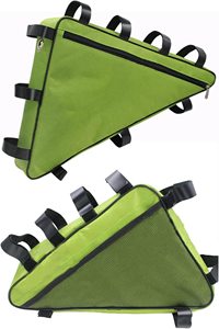 Sac de cadre de vélo, accessoires de vélo, pochette pour vélos de route, sac de cyclisme vert - Product Image 4