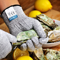 Gants résistants aux coupures, Protection de niveau 4 de qualité alimentaire, gants de sécurité résistants aux coupures dans la cuisine