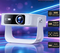 Proyector de Cine en Casa Inteligente Portátil con Android 1080P 4K, 300ANSI LCD, Nuevo Modelo Q1 Actualizado, OEM ODM, Gran Venta