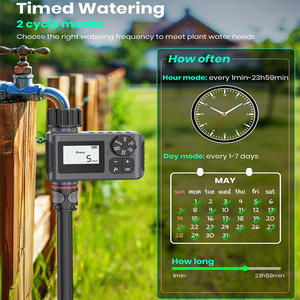 Temporizador de <span class=keywords><strong>Riego</strong></span> Automático J&R, Controlador de Agua Inteligente Programable para Jardín, Temporizador Digital para Manguera, IPX5 - Product Image 2