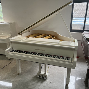 <span class=keywords><strong>Piano</strong></span> numérique auto-jouant MG152 <span class=keywords><strong>blanc</strong></span>, <span class=keywords><strong>piano</strong></span> à queue miniature, finition haute brillance - Product Image 2