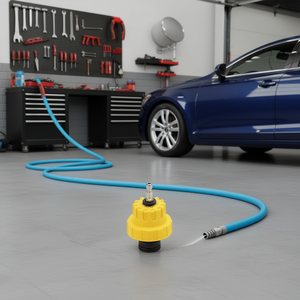 อะแดปเตอร์ดูแลรักษารถยนต์ FG 203 BW1 ข้อต่อพลาสติกสีเหลืองสำหรับต่อสายยาง - Product Image 3