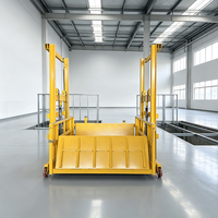 Plateforme de chargement et de déchargement mobile, rampe de quai hydraulique portable pour camion et conteneur