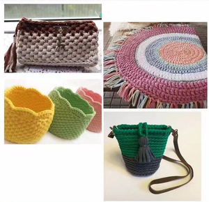 Bán Sỉ Sợi Áo Thun Spaghetti Dệt Kim Nhuộm 1 Đếm Móc Áo Thun Polyester - Product Image 6