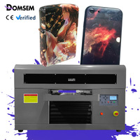 Imprimante à jet d'encre UV DOMSEM 3360 avec tête d'impression XP600 33x60cm Machine d'impression d'invitation de mariage personnalisée à faible coût