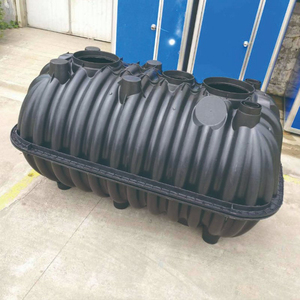 Nouveau système <span class=keywords><strong>de</strong></span> <span class=keywords><strong>fosse</strong></span> <span class=keywords><strong>septique</strong></span> commercial portable souterrain à 3 compartiments en PE noir, réservoir <span class=keywords><strong>de</strong></span> stockage <span class=keywords><strong>de</strong></span> 1000 L avec <span class=keywords><strong>couvercle</strong></span>, garantie 1 an - Product Image 4