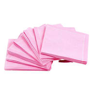 Serviettes en papier pliées 2 plis, 5 x 5 pouces, jetables, style sac, couleur personnalisée, pour dîner et mariage