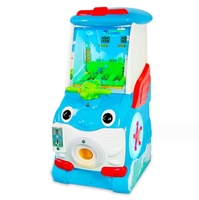 Dessin animé grand artilleur Mini flipper Nouveau produit Machine de jeux vidéo de tir d'arcade à pièces pour les enfants