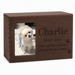 Urne funéraire artisanale en bambou QM QM-06 pour animaux de compagnie, boîte à cendres commémorative personnalisée, écologique, pour chiens/chats et petits animaux, souvenir carré - Product Image 3