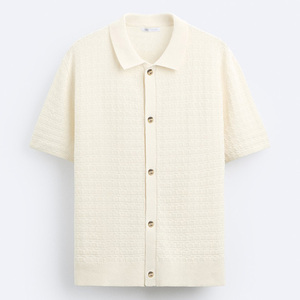 Cárdigan de Cachemira con cuello de cremallera completa para hombre - Product Image 1